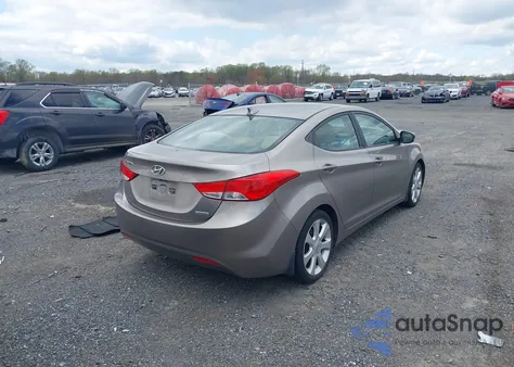 2013 Hyundai Elantra Limited из США, поврежденный, VIN 5NPDH4AE0DH191262